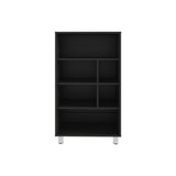 Biblioteca Bellagio Wengue 60x101cm Rectangular Con Seis Compartimientos - BIBLIOTECAS Y ESTANTERIAS | Bylmo