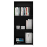 Biblioteca Note Wengue 53.1x120cm Rectangular Con Tres Compartimientos - BIBLIOTECAS Y ESTANTERIAS | Bylmo