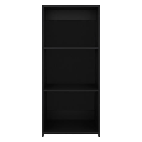 Biblioteca Note Wengue 53.1x120cm Rectangular Con Tres Compartimientos - BIBLIOTECAS Y ESTANTERIAS | Bylmo