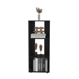 Biblioteca Office Wengue 40x100cm Rectangular Con Tres Compartimientos - BIBLIOTECAS Y ESTANTERIAS | Bylmo