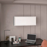 Estanteria Flotante Note Blanco 81x33cm Rectangular Con Un Compartimiento - BIBLIOTECAS Y ESTANTERIAS | Bylmo