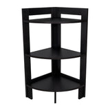 Mesa Auxiliar Esquinera Riga Wengue 38.8x80.6cm con Patas y Tres Compartimientos - MESAS AUXILIARES | Bylmo