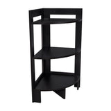 Mesa Auxiliar Esquinera Riga Wengue 38.8x80.6cm con Patas y Tres Compartimientos - MESAS AUXILIARES | Bylmo