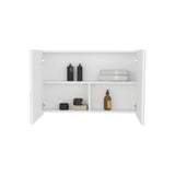 Gabinete de Baño Botiquin 80 Blanco 80x50cm Rectangular con Espejo y Un Entrepaño - GABINETES DE BANHO | Bylmo