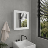 Gabinete de Baño Luma Blanco 47.2x52.2cm Rectangular con Espejo y Un Entrepaño - GABINETES DE BANHO | Bylmo