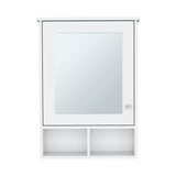 Gabinete de Baño Viña Blanco 53x73.6cm Rectangular con Espejo y Tres Entrepaños - GABINETES DE BANHO | Bylmo