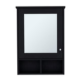 Gabinete de Baño Viña Wengue 53x73.6cm Rectangular con Espejo y Tres Entrepaños - GABINETES DE BANHO | Bylmo