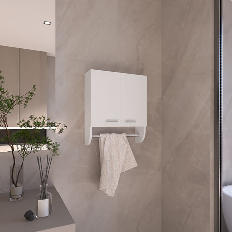 Gabinete de Baño Blanco 45x50cm Rectangular con Espejo y Un Entrepaño - GABINETES DE BANHO | Bylmo