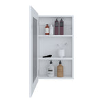 Gabinete De Baño Juno Blanco 39x65.3cm Rectangular Y Con Dos Entrepaños