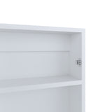 Gabinete de Baño Juno Blanco 39x65.3cm Rectangular y con Dos Entrepaños - GABINETES DE BANHO | Bylmo