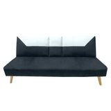 Sofá Cama Pekín Negro y Beige 104x83cm con Portavasos y Conexión USB y Tipo C - SOFAS Y POLTRONAS | Bylmo
