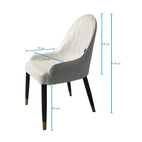 Comedor Carrusel Gris 130x75cm Circular de Seis Puestos con Seis Sillas - COMEDORES | Bylmo
