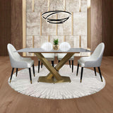 Comedor Ginebra Gris 80x75cm Rectangular de Cuatro Puestos con Cuatro Sillas - COMEDORES | Bylmo