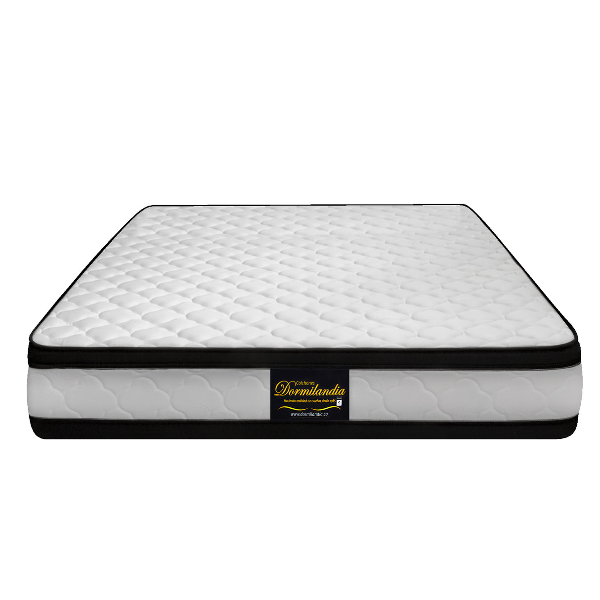 Colchón Atenas Blanco Sencillo 100 X 190 Cm Firmeza Medio Doble Faz - COLCHONES | Bylmo