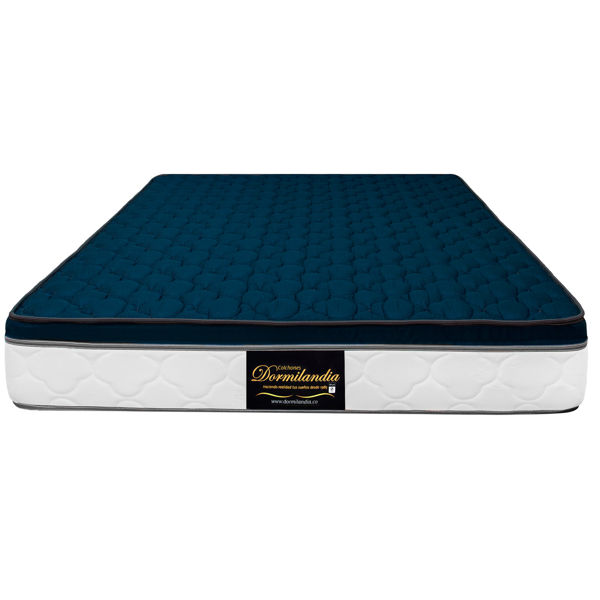 Colchón Dublín Azul Sencillo 100 X 190 Cm Firmeza Medio - COLCHONES | Bylmo