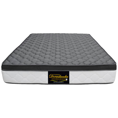 Colchón Dublín Gris Doble 140 X 190 Cm Firmeza Medio - COLCHONES | Bylmo