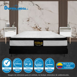 Colchón Malta Blanco King 200 X 200 Cm Firmeza Firme Doble Faz - COLCHONES | Bylmo