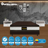 Colchón Marshall Cafe Sencillo 100 X 190 Cm Firmeza Medio Doble Faz - COLCHONES | Bylmo