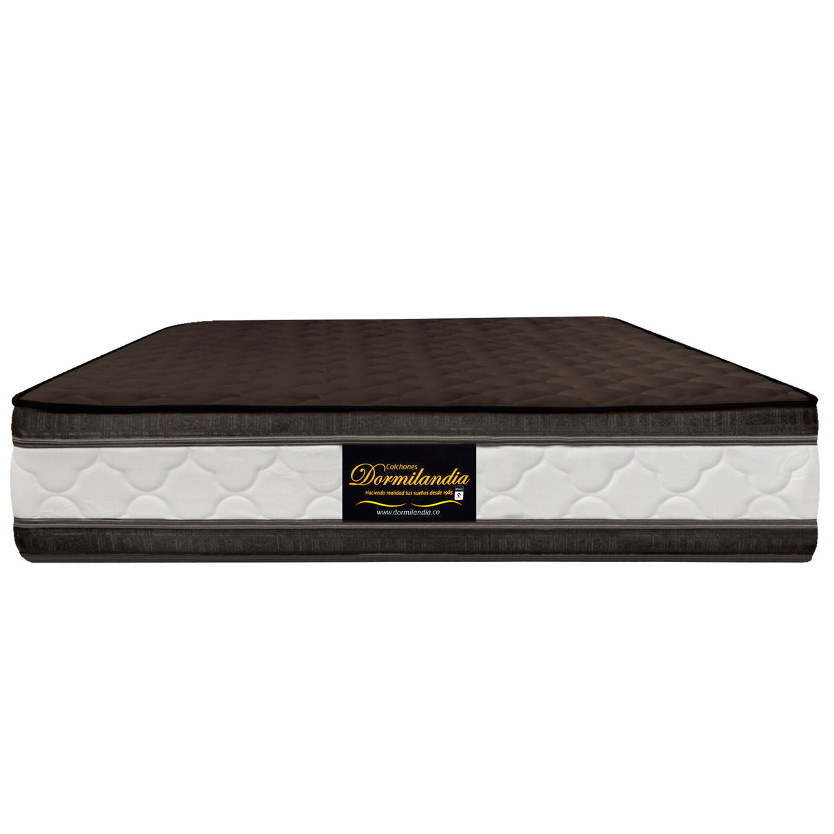 Colchón Marshall Cafe Sencillo 100 X 190 Cm Firmeza Medio Doble Faz - COLCHONES | Bylmo