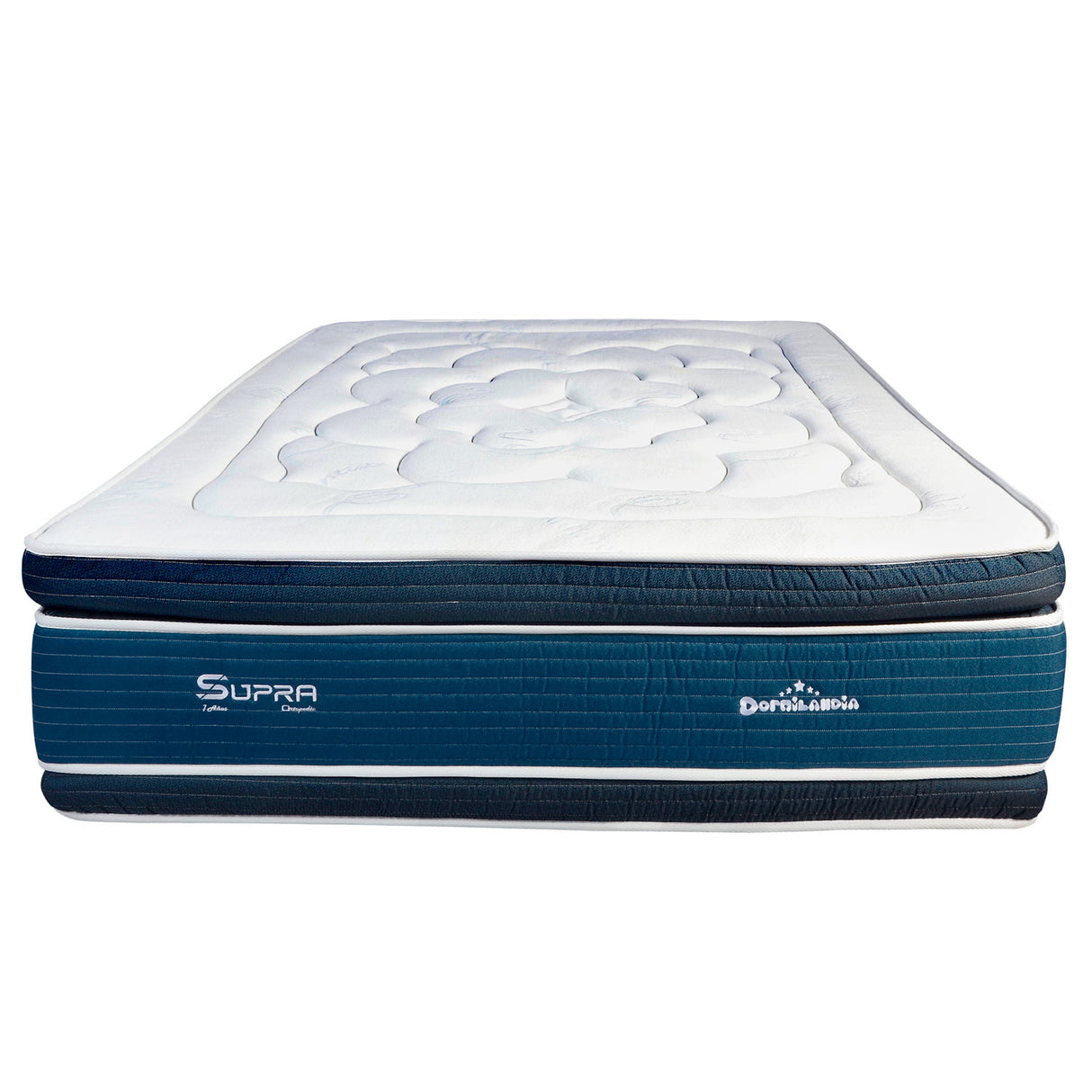 Colchón Supra Azul Semidoble 120 X 190 Cm Firmeza Medio Doble Faz - COLCHONES | Bylmo