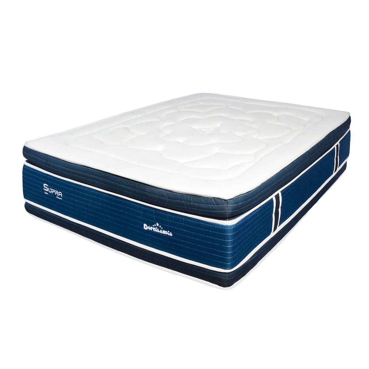 Colchón Supra Azul Queen 160 X 190 Cm Firmeza Medio Doble Faz - COLCHONES | Bylmo