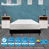 Colchón Ultraflex Blanco Sencillo 100 X 190 Cm Firmeza Firme Doble Faz - COLCHONES | Bylmo