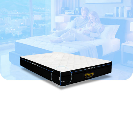 Colchón Enrollado Versalles Blanco Queen 160 X 190 Cm Firmeza Medio - COLCHONES | Bylmo