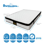 Colchón Versalles Blanco King 200 X 200 Cm Firmeza Medio - COLCHONES | Bylmo