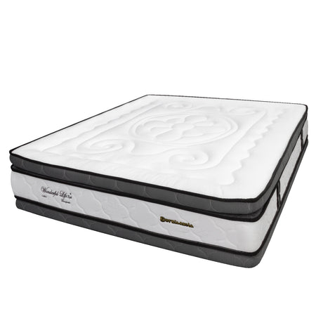 Colchón Wonderful Blanco Doble 140 X 190 Cm Firmeza Medio Doble Faz - COLCHONES | Bylmo