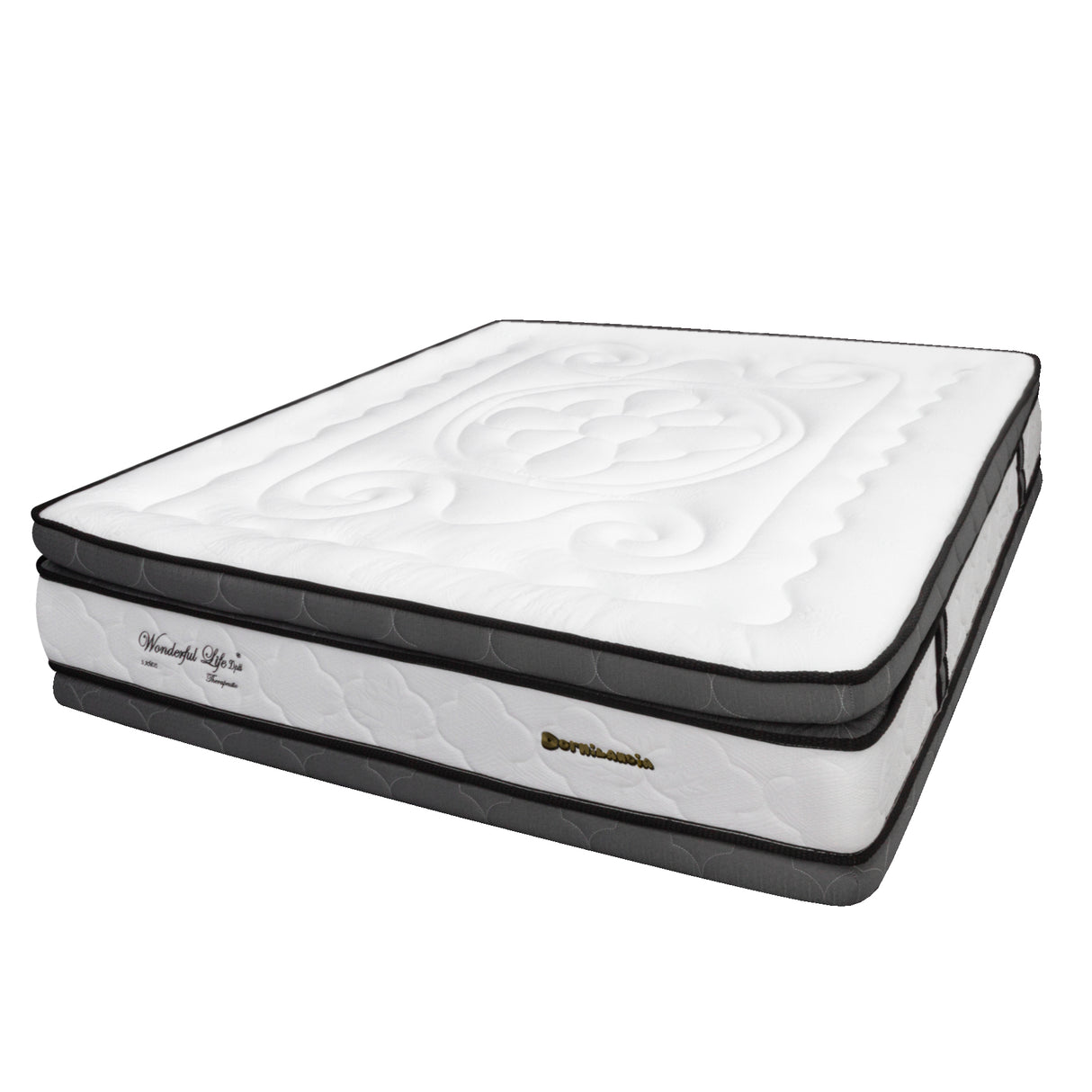 Colchón Wonderful Blanco Queen 160 X 190 Cm Firmeza Medio Doble Faz - COLCHONES | Bylmo