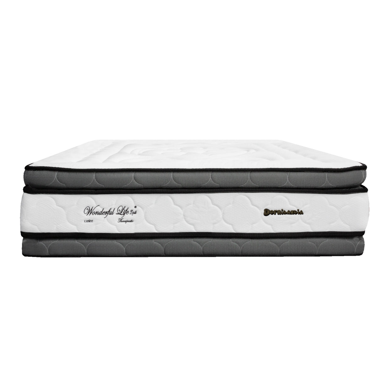 Colchón Wonderful Blanco Queen 160 X 190 Cm Firmeza Medio Doble Faz - COLCHONES | Bylmo