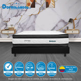 Colchón Wonderful Blanco King 200 X 200 Cm Firmeza Medio Doble Faz - COLCHONES | Bylmo