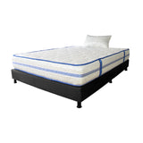 Combo Base Cama y Colchón Caribe Blanco y Negro Sencillo 100 X 190 Cm Firmeza Suave Doble Faz - COLCHONES | Bylmo