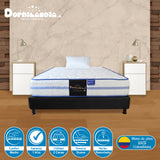 Combo Base Cama y Colchón Caribe Blanco y Negro Sencillo 100 X 190 Cm Firmeza Suave Doble Faz - COLCHONES | Bylmo