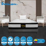 Combo Base Cama y Colchón Malta Blanco y Gris Sencillo 100 X 190 Cm Firmeza Firme Doble Faz - COLCHONES | Bylmo