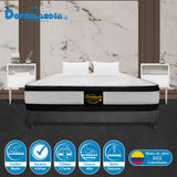Combo Base Cama y Colchón Malta Blanco y Gris Semidoble 120 X 190 Cm Firmeza Firme Doble Faz - COLCHONES | Bylmo