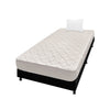 Combo Base Cama Y Colchón Multisleep Blanco Y Negro Sencillo 100 X 190 Cm Firmeza Medio Doble Faz