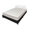 Combo Base Cama Y Colchón Multisleep Blanco Y Negro Doble 140 X 190 Cm Firmeza Medio Doble Faz