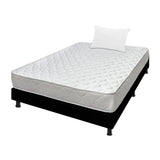 Combo Base Cama y Colchón Ultraflex Blanco y Negro Sencillo 100 X 190 Cm Firmeza Firme Doble Faz - COLCHONES | Bylmo