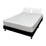 Combo Base Cama y Colchón Ultraflex Blanco y Negro Semidoble 120 X 190 Cm Firmeza Firme Doble Faz - COLCHONES | Bylmo