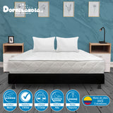 Combo Base Cama y Colchón Ultraflex Blanco y Negro Doble 140 X 190 Cm Firmeza Firme Doble Faz - COLCHONES | Bylmo