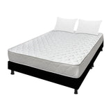 Combo Base Cama y Colchón Ultraflex Blanco y Negro Queen 160 X 190 Cm Firmeza Firme Doble Faz - COLCHONES | Bylmo