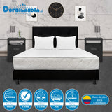 Combo Colchón Macizo Blanco y Negro King 200 X 200 Cm Firmeza Firme Doble Faz Con Cabecero y Base Cama - COLCHONES | Bylmo