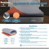 Colchoneta Antiescaras Gris Sencillo 100 X 190 Cm Firmeza Medio Firme - COLCHONES | Bylmo