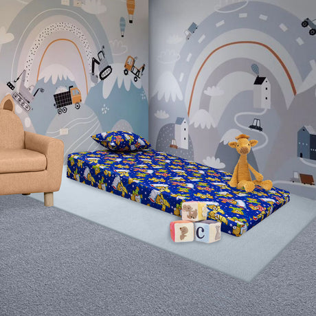 Colchoneta Osos Dormilones Azul 60x100cm Antireflujo - COLCHONES | Bylmo