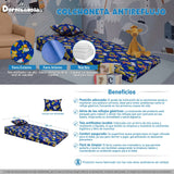 Colchoneta Osos Dormilones Azul 60x100cm Antireflujo - COLCHONES | Bylmo
