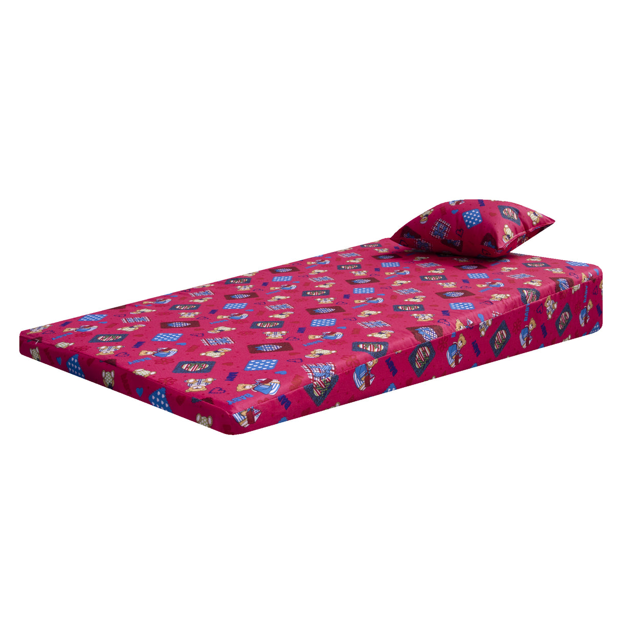 Colchoneta Osos Baby Rosa 60x100cm Antireflujo - COLCHONES | Bylmo