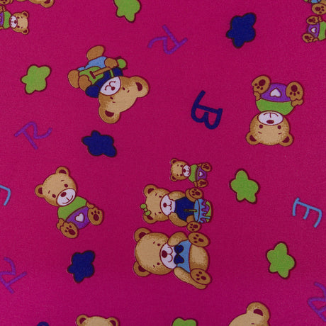 Colchoneta Osos Letras Rosa 60x100cm Antireflujo - COLCHONES | Bylmo