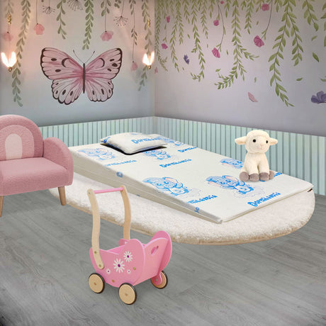 Colchoneta Blanco 60x100cm Antireflujo para Bebés - COLCHONES | Bylmo