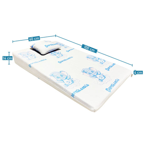 Colchoneta Blanco 60x100cm Antireflujo para Bebés - COLCHONES | Bylmo